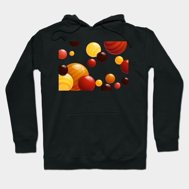 3D Spheres 2 Hoodie by B&K